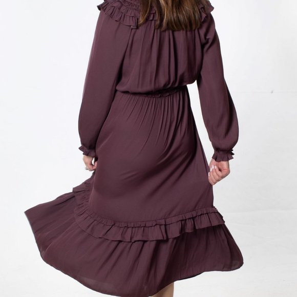 ⭐️CURRENT AIR DRESS WITH RUFFLE TRIM - Picture 6 of 6